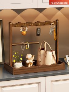 evesigar | Storage & Display Decorative Solid Wood Rack