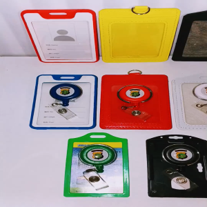 Gantungan Yoyo Id Card Putar Stainless Polda Metro Jaya + Tempat/Holder Id Card