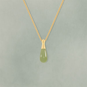 Elegant Nephrite Pendant Large