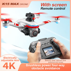 K15 MAX Drone GPS 4K Professional 3-Axis PTZ HD Dual Camera 5G WIFI FPV 360° Laser Obstacle Avoidance Brushless Motor Dron Toy
