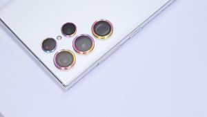 กระจกกันรอยกล้อง สำหรับ Samsung Galaxy S25 Ultra / S25Ultra กันรอยเลนส์กล้อง Samsung S25Ultra Aluminum Camera Lens Protection