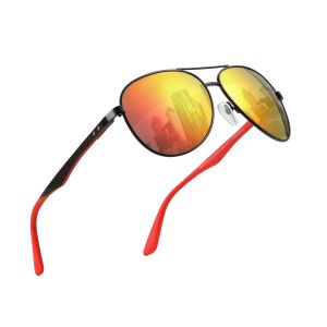 Kính Râm Phi Công Phân Cực ZENOTTIC Dành Cho Nam Giới Kính Râm Phân Cực Bằng Sợi Carbon Bảo Vệ Tia Cực Tím Ống Kính Tráng Gương Kính Nhìn Đêm