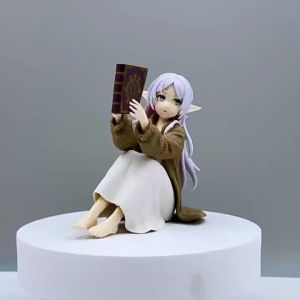 Bandai | 12CM Frieren Beyond Journeys End Frieren Anime Figure Desktop Cute night-suit Frieren Action Figure Figurine Model Doll Toy