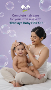 Himalaya Baby Hair Oil 100ML - Nourishes Scalp and Hair