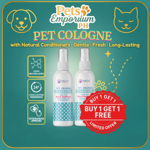 Pets Emporium PH Pet Cologne OCEAN BREEZE KISS Premium Perfume Spray for Dogs & Cats Long-Lasting Fresh