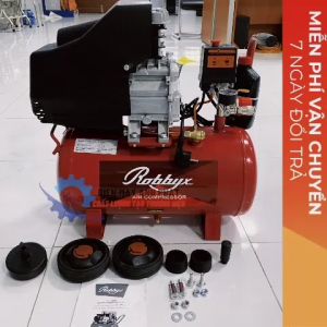 Máy nén khí máy bơm hơi có dầu bình 24L motor nhôm mạ đồng CS2.5HP tốc độ 2850V/phút Hiệu Robbyx RBE C310/24L