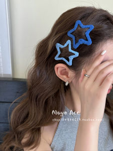 Kẹp Tóc Hình Ngôi Sao Thủ Công Kẹp Tóc Nữ Kẹp Tóc Trang Trí Đầu Kẹp Tóc BB Kẹp Tóc Dệt Kim Đơn Giản Kẹp Tóc Dệt Kim Cho Phụ Nữ