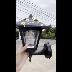 Modi LED Solar Power Light Outdoor Wall Light Waterproof Energy Saving Landscape Wall Lamp For Home Garden Path Way