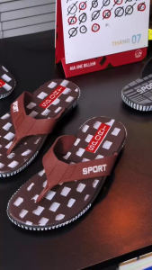Dép kẹp nam chất liệu cao su dày dặn chống trơn quai bấm xuyên đế size 39 đến size 42