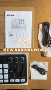 ES-10 Live Streaming Audio Mixer 2025 New Arrival Console Sound Card