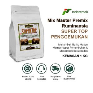 MIX MASTER PREMIX SUPER TOP PENGGEMUKAN - Suplemen Vitamin Pakan Suplemen Penggemukan Ruminansia