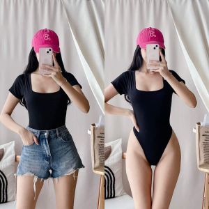 Cara double Lining Bodysuit/ SquareNeck / Beachwear for women