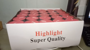 Lilin Tealight Merah 6 Jam Isi 100 Pcs Lilin Doa Lilin Dekorasi Tanpa Aroma