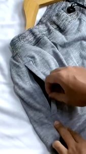 promo 4 pcs celana pendek pria wanita dewasa santai baby terry saku resleting