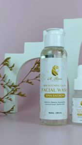 [ALHAURA] Sabun Brightening Glow Facial Wash DNA Salmon / Sabun BPOM Halal / Sabun Pencerah / Sabun Anti Kusam / Sabun Anti Acne / Sabun DNA Salmon