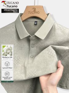 TUCANO | Ice Silk Cotton Men POLO T-Shirt Short Sleeve