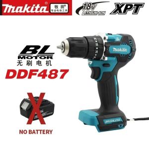 Makita | Makita DDF487 18V Lithium Brushless Hand Drill Driver Ergonomic Cordless Gear For Hardware Mounting Repairs