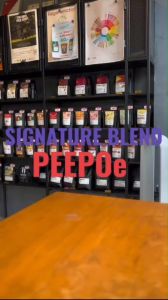 เมล็ดกาแฟคั่วอ่อนเบลน blueberry peepoe blend lightroast 200 กรัม รสบลูเบอรี่