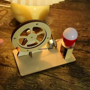 Student Science Experiment DIY Kit Hand Cranked Generator Toys Creative Technology Crafts Physics Teaching Aids Kids Gifts