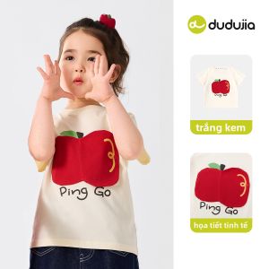 DUDUJIA | Áo Ngắn Tay Chống Khuẩn Cho Trẻ Em