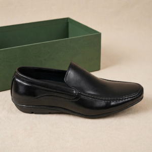 ShoeBest Black Leather Formal & School Shoes for Mens "Dorian" 10513