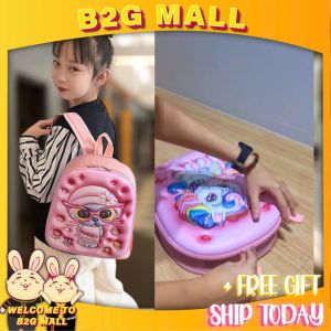 𝙍𝙚𝙖𝙙𝙮 𝙎𝙩𝙤𝙘𝙠💕𝗕𝟮𝗚𝗠𝗮𝗹𝗹 VIRAL ITEM🔥High Capacity Lightweight Girls 3D Cartoon School Tuition Travel Huge Large Backpack