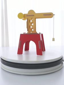iekool | Educational Magnetic Wooden Train Track Crane Car Accessories