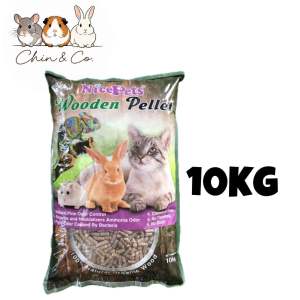 NICEPETS Pine Wooden Pellet Small Pet Litter Bedding 10KG