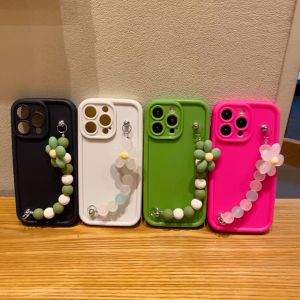 Infinix Smart 8 Pro 9 10 Plus Hot 30 30i 40 40i 40 Pro 50 50i camera protect flower chain solid case casing cover fon sarung