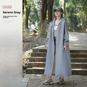 MONLEYTA | Disposable Thickened Long Raincoat Full Body Waterproof Outdoor Travel Portable Adult Childrens Rain Poncho For Hiking Camping Travel