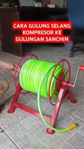 Penggulung Alat Gulung Selang Air SANCHIN Hose Winch Reel HR-100 100M