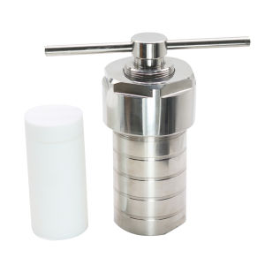 Bình Phản Ứng Nồi Hấp Thủy Nhiệt 50ml Có Buồng PTFE Để Tổng Hợp Thủy Nhiệt Thân Bằng Thép Không Gỉ 304