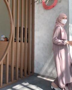 MELINDA TUNIK SET ROK - TUNIK SET FULL KANCING TERBARU FASHION MUSLIM - LONG TUNIK WANITA BUSUI FRIENDLY