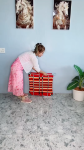 เตียงสามพับขนปุย น้ำหนักเบา