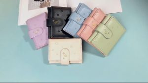 Ví nữ mini cầm tay họa tiết chân cún màu pastel BAG U VCC58