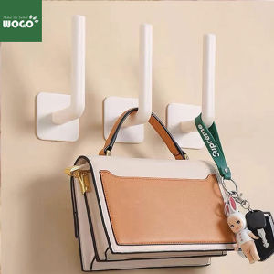 WOGO LIFE ตะขอติดผนัง 1 ชิ้น ตะขอแขวนติดผนัง ร่างกายโดดเด่น ไม่ต้องเจาะ กาวติดแน่นแข็งแรง