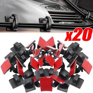 10/20Pcs Car Recorder Cable Manager Earphone Mouse Cable Clip USB Charging Cable Winder Wall Mounted Car Hooks