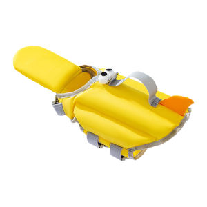 Hamshmoc Áo phao cho chó cao nổi Phao đeo cổ Pad cứu hộ xử lý bảo vệ kép gia cố Vải Oxford an toàn D-Ring