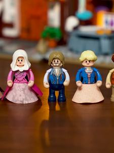 Funwhole | Medieval Tailor Shop Assembly Lighted Model Toy Ornament