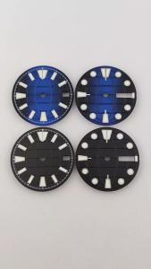 28.5mm NH35 Dial High Quality Gradient Blue Dial With Hands Luminous Dial NH36 Dial NH35 Watch Accessories Fits NH35/36 Movement