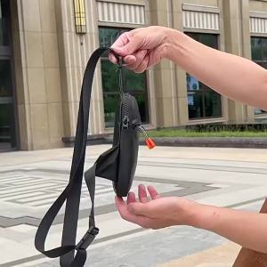 Trendy Mens Shoulder Chest Bag Oxford Cloth Crossbody Single Shoulder Bag Casual Diagonal Day Tide Small Square Bag for Men