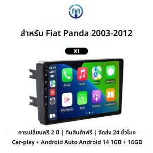 MEKEDE & NAVIFLY Android 14 รถอัจฉริยะวิทยุระบบสําหรับFiat Panda 169 2003 - 2012 รถเล่นอัตโนมัติเครื่องเล่นวิดีโอมัลติมีเดียGPS