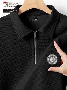 TUCANO | Trendy Half-Zip Collar Hoodie Men Autumn