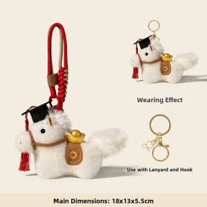 LONGKUI | Student Graduation Gift Plush Toy Keychain