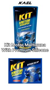 KIT MOTOR SHAMPOO WITH SILICONE Sabun Shampoo Shampo Sampo Cuci Cuci Motor Mobil Pembersih Mengkilapkan Mengkilap Kilap Pouch 200ml 15ml Sachet Satuan PC