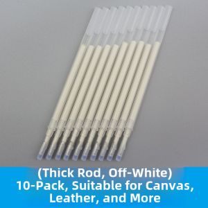 High-Temperature Disappearing White Dyeing Pen for Clothing Leather Special Fine And Thick Point Position Pen Fabric Use