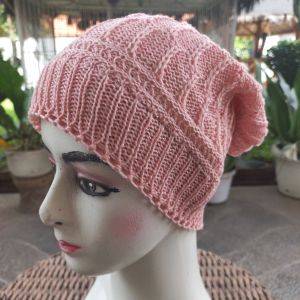 Kerpus Ciput Topi Rajut Premium Nenek Motif Salur Jaring - Nyaman dan Elegan - Kerudung Jilbab
