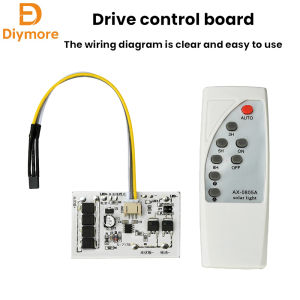 diymore | 3.2V 3.7V 6.4V 7.4V High-Power Solar Street Light Controller Specifically Designed for Large Street Lights Stepless Dimming