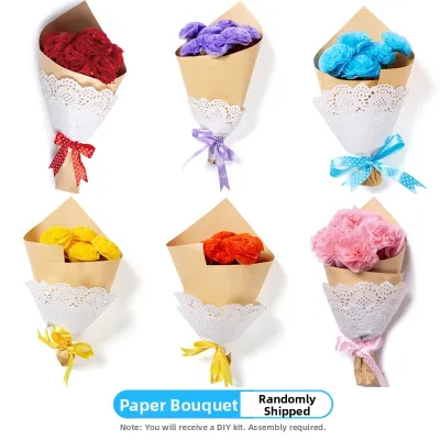 DIY Gift Set for Teachers Day with Carnations and Shining Cards