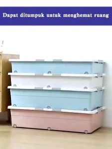 SaveMall Storage Box Pakaian storage box Tahan air Organizer Lemari Pakaian Kotak Lipat Kotak Penyimpanan Pakaian Serbaguna Mainan Box Kotak Penyimpanan Lipat